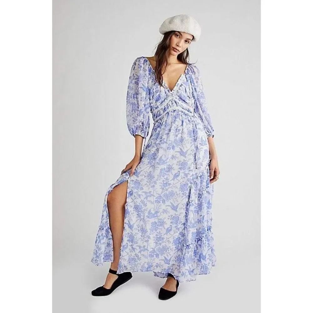 Free People 'You're A Jewel' Printed Maxi Dress